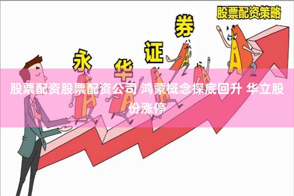 股票配资股票配资公司 鸿蒙概念探底回升 华立股份涨停