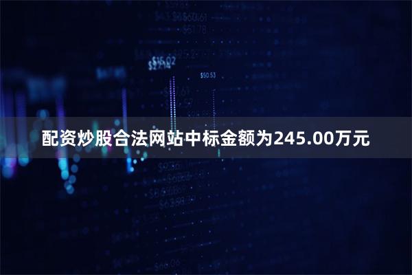 配资炒股合法网站中标金额为245.00万元